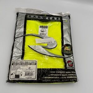 Radwear High Visibility Long‎ Sleeve Shirt Work Wear Safety Size 3X Long sleeve